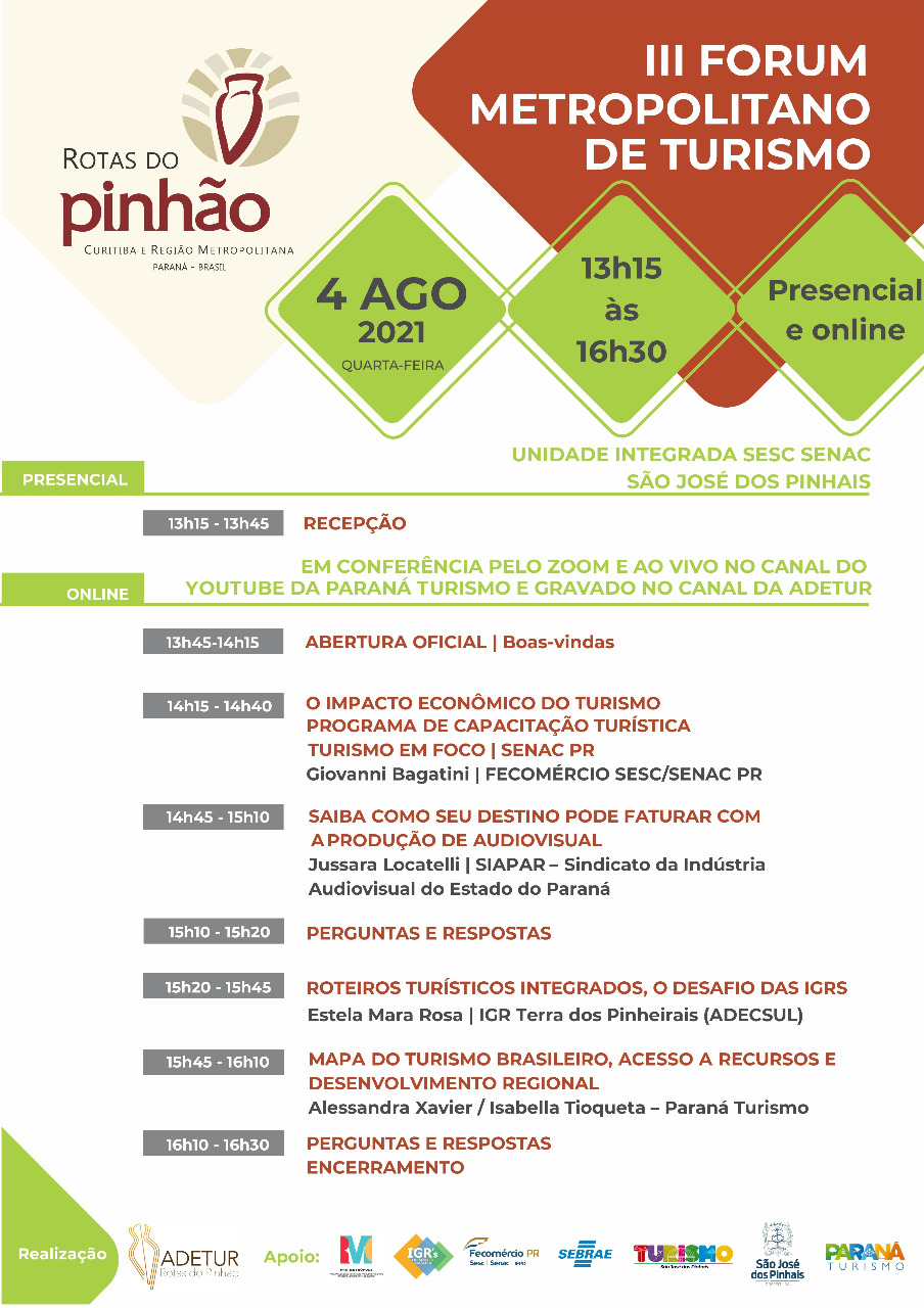 III Fórum Metropolitano de Turismo