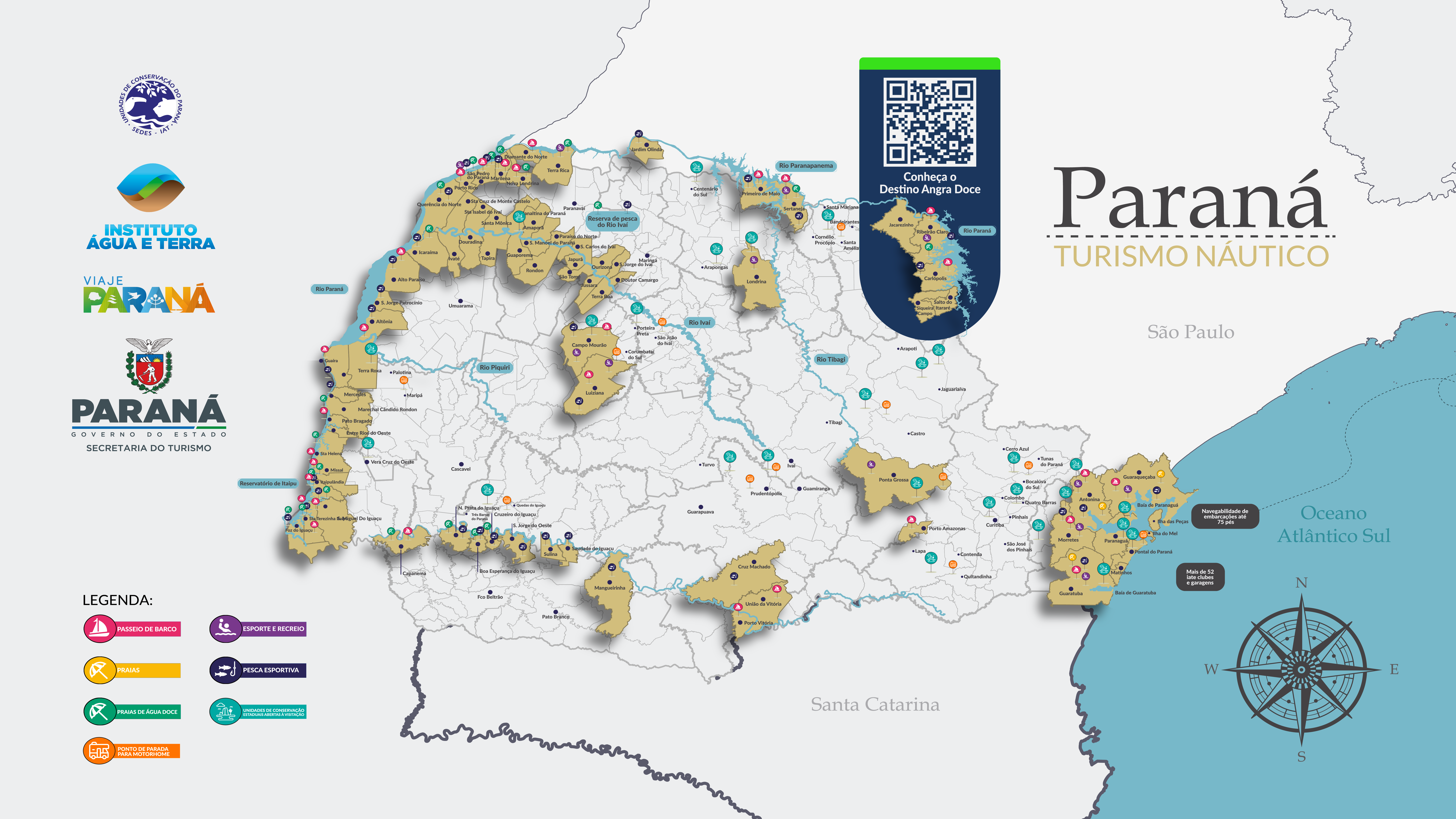 mapa turismo Nautico