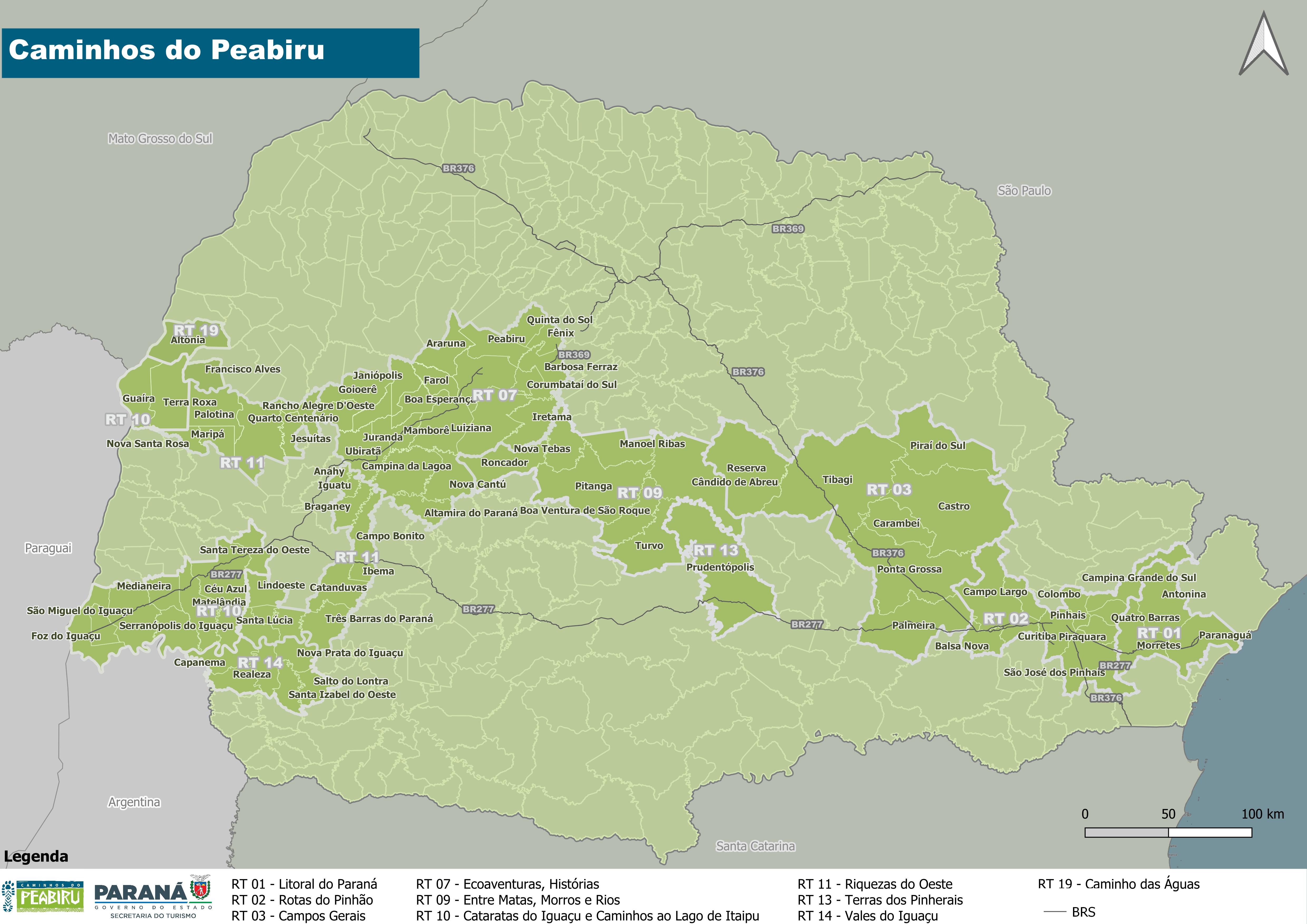 mapa peabiru