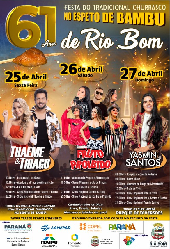 churrasco no espeto 