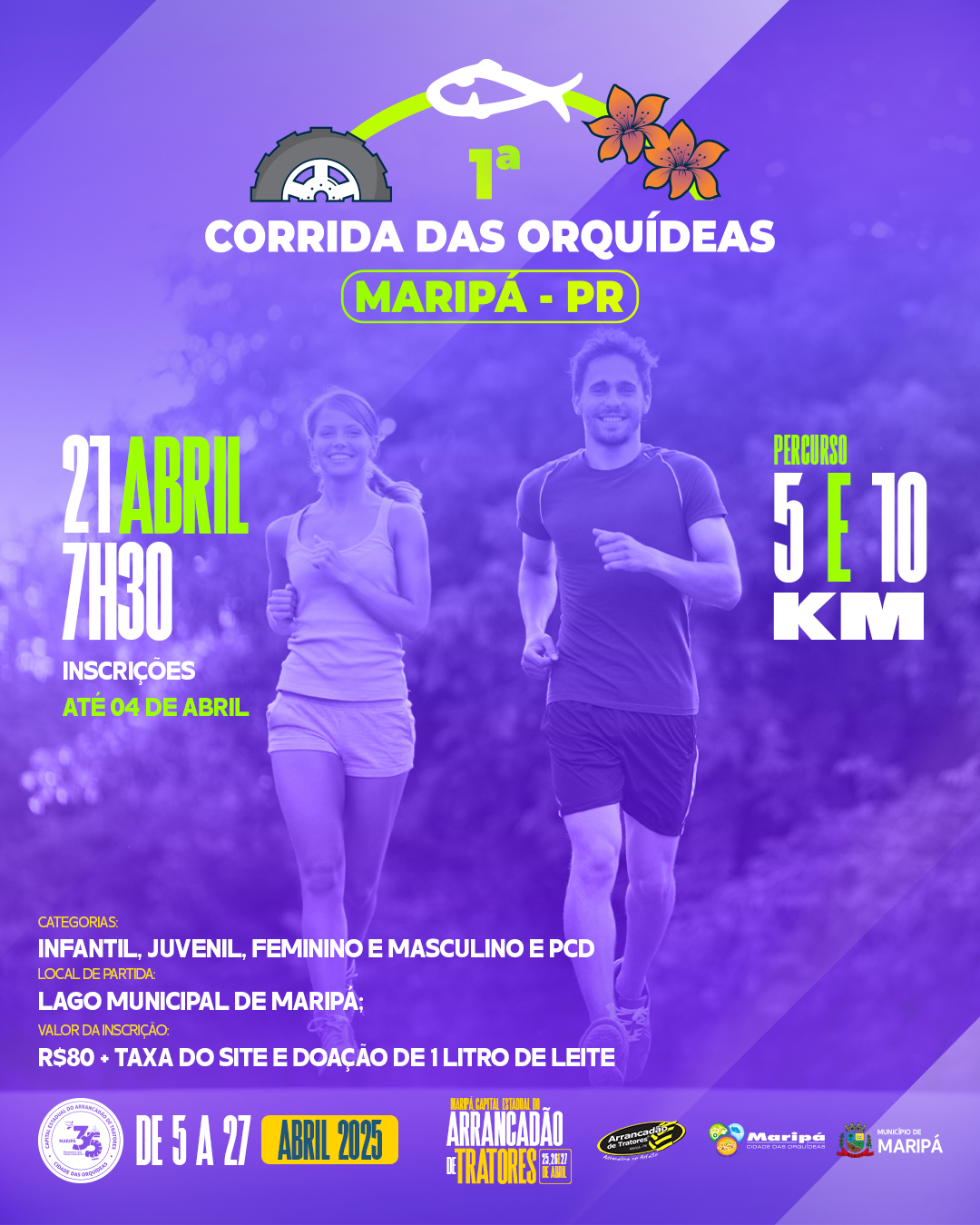 corridas das Orquideas