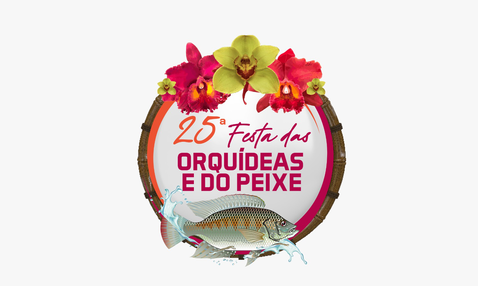 orquideas e do peixe