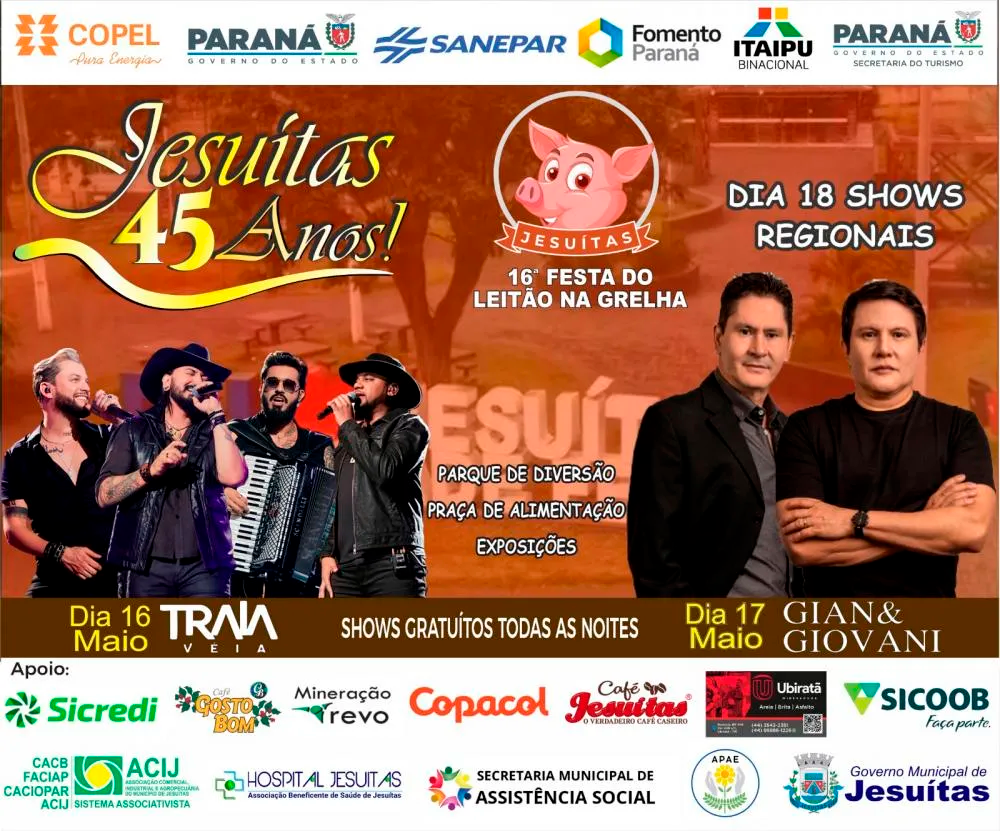 45º Aniversário do Município de Jesuítas