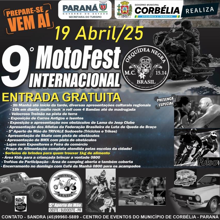 9ª Moto Fest Internacional de Corbélia