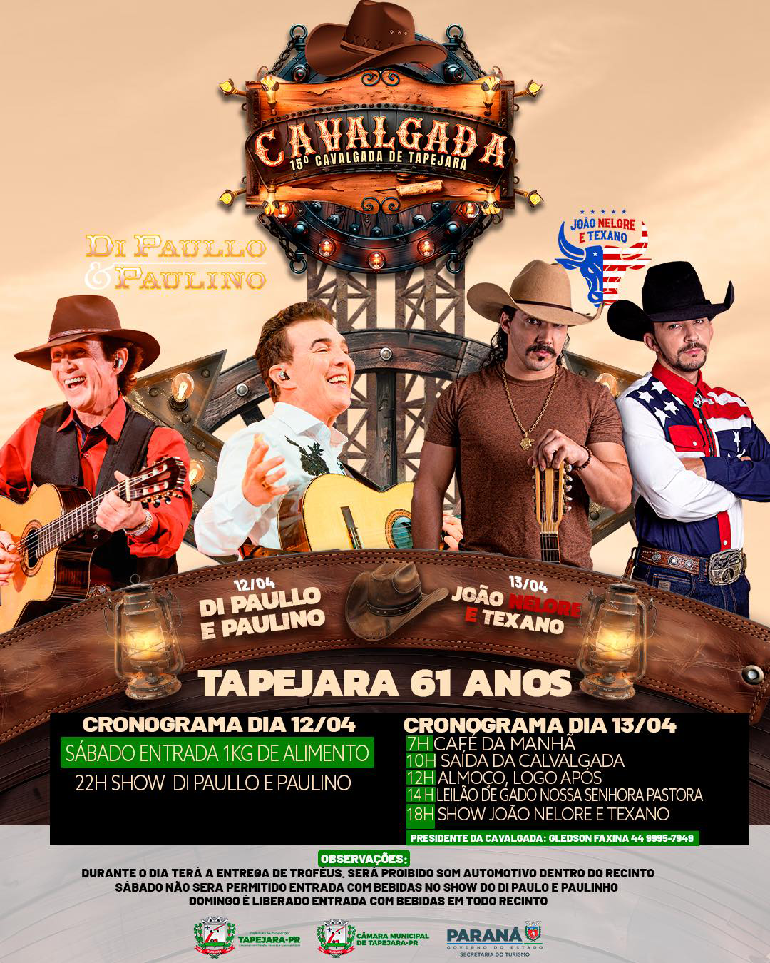 61º Aniversário de Tapejara
