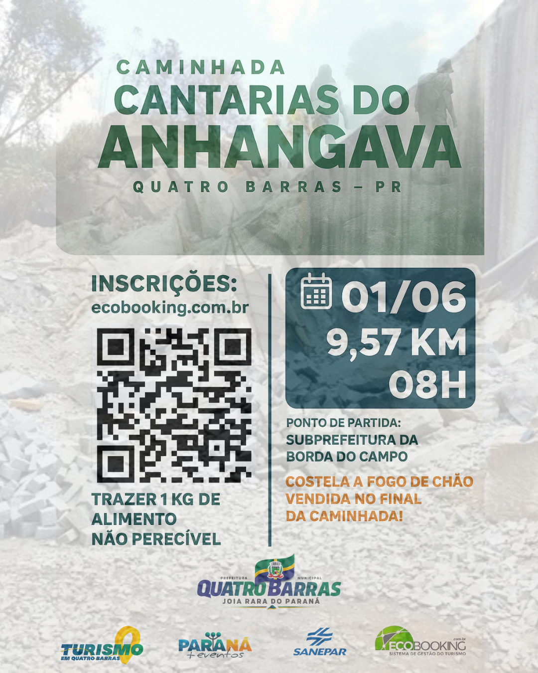 Caminhada Cantarias do Anhangava