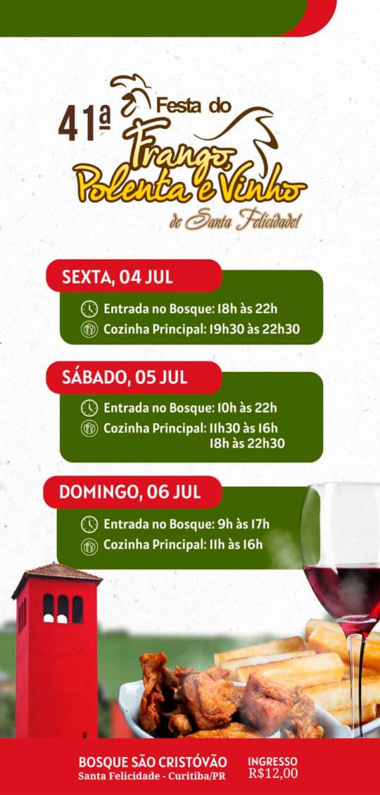 Festa do Frango, Polenta e Vinho
