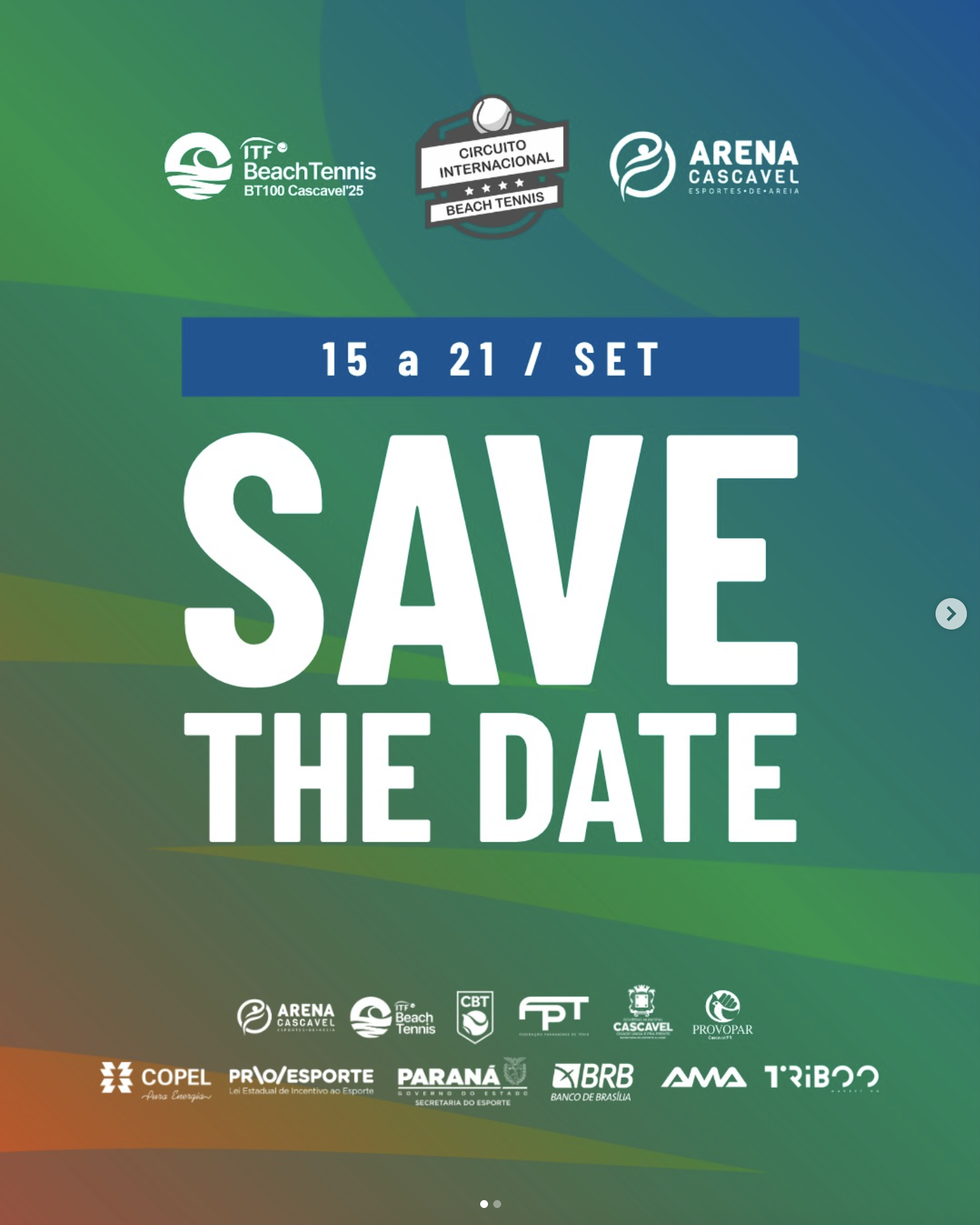 Torneio Internacional de Beach Tennis - ITF BT 100 Cascavel