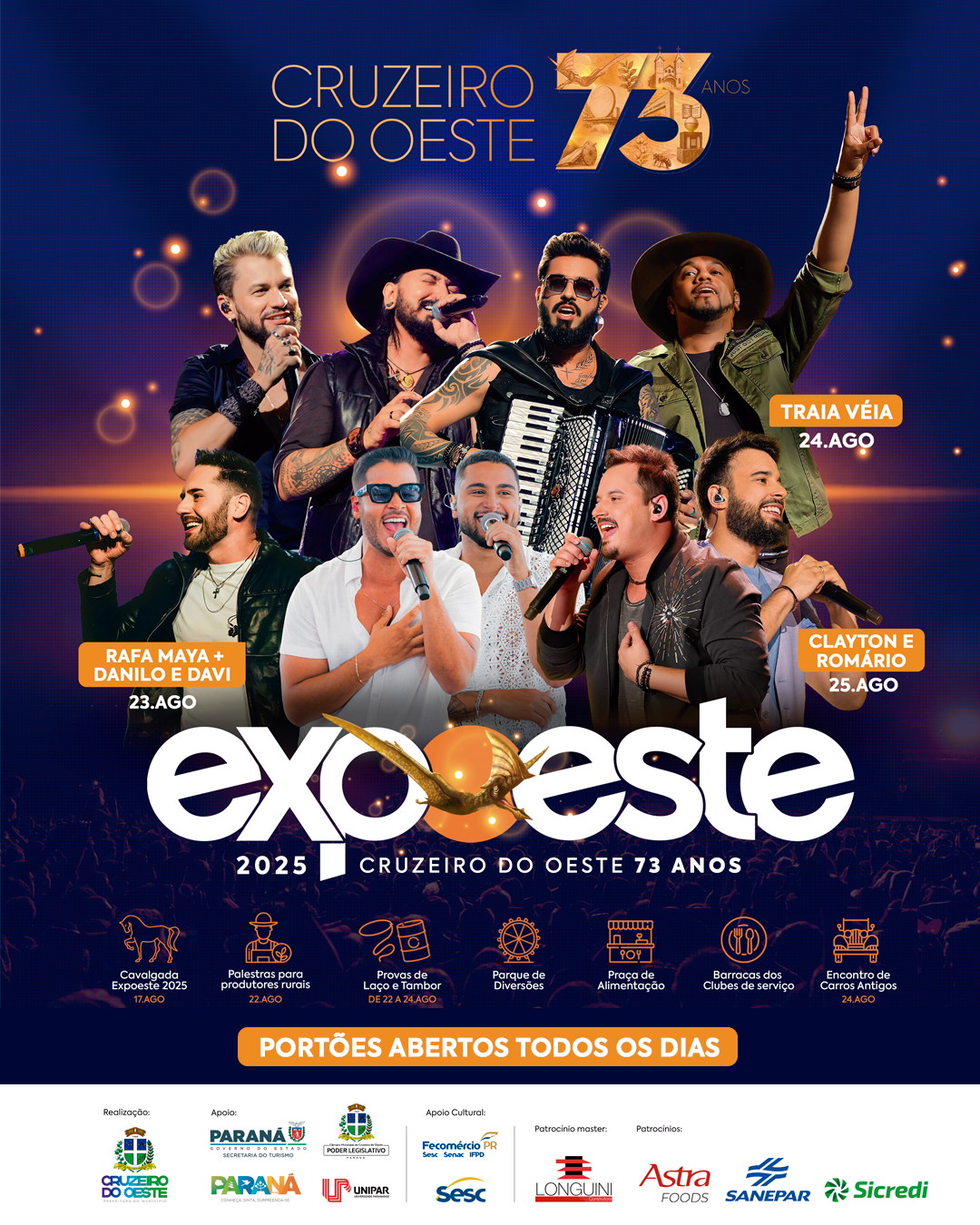 Expoeste 2025 - 73 anos de Cruzeiro do Oeste