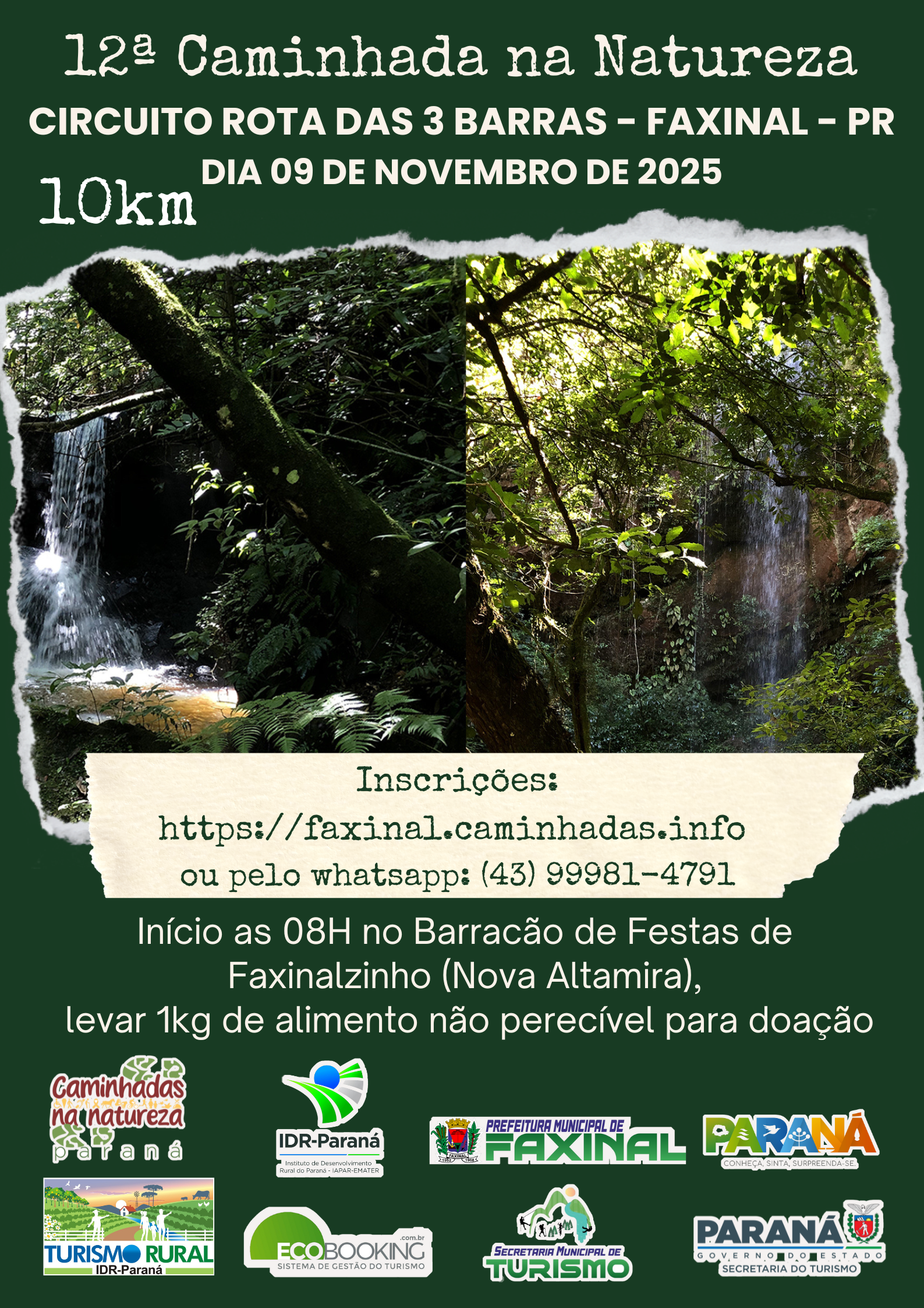 12ª Caminhada na Natureza Paraná - Faxinal