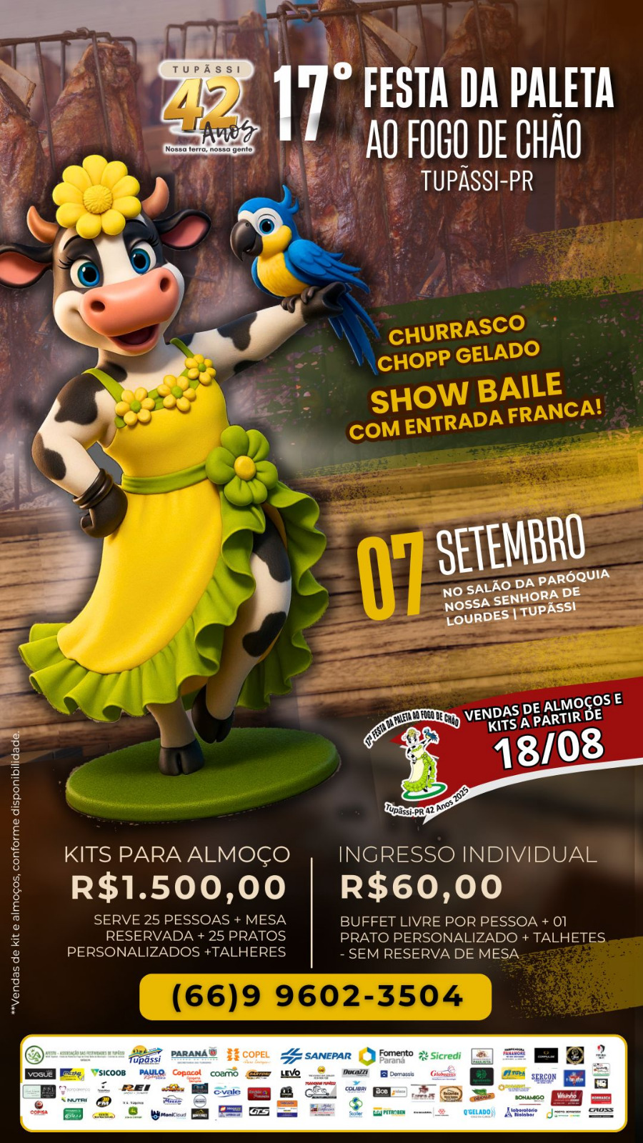 Festa da Paleta ao fogo de chão