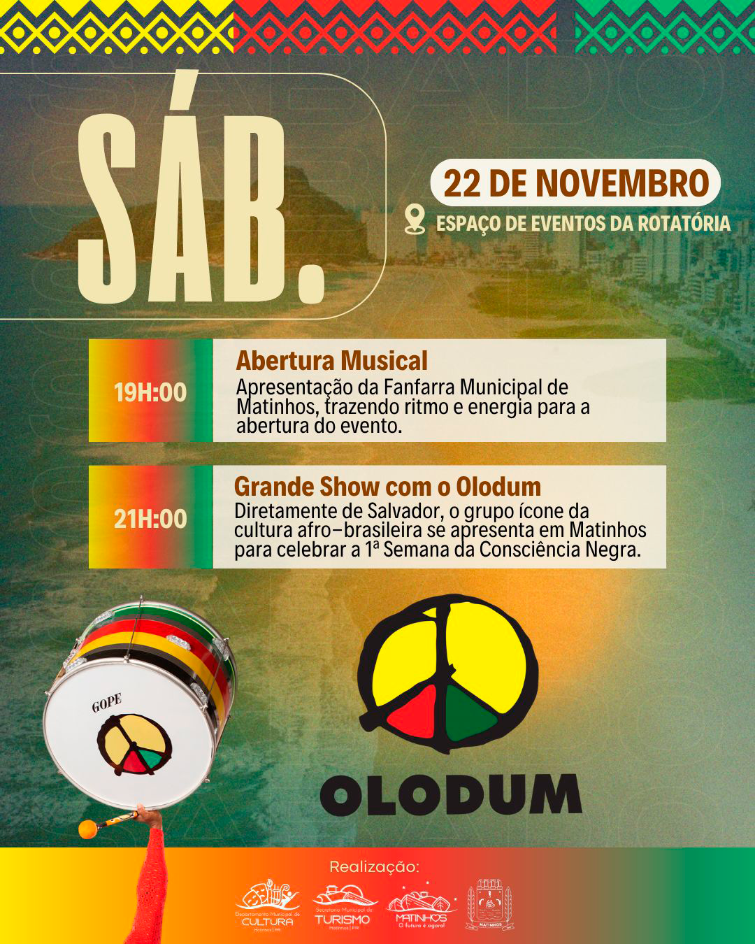 Semana da Consciência Negra “Show Olodum”