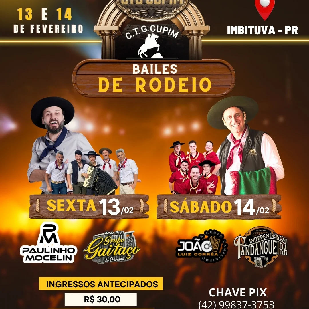 53º Rodeio Crioulo - CTG Cupim