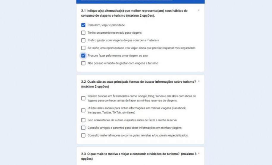 Pesquisa de hábitos sobre turismo 003