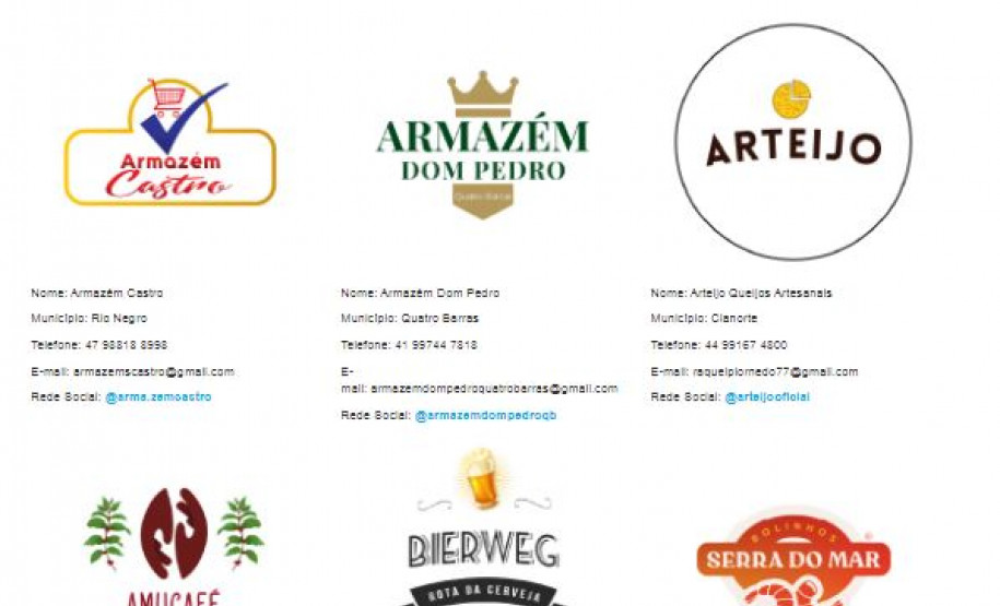 seleção de produtos em materiais promocionais 001