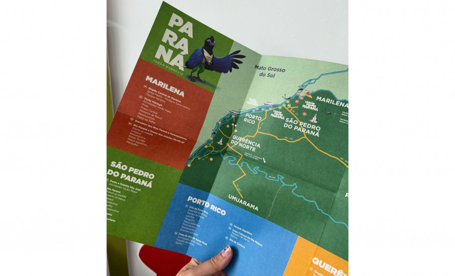 seleção de produtos em materiais promocionais 002