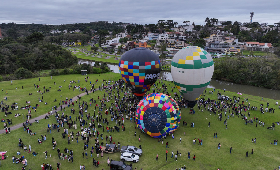 Festival da Primavera em Castro terá segunda maior Copa de Balonismo do Brasil