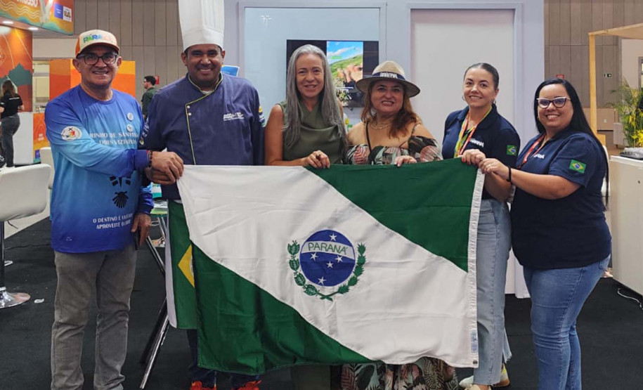Paraná mostra diversidade e gastronomia típica no Salão Nacional do Turismo, no Ceará